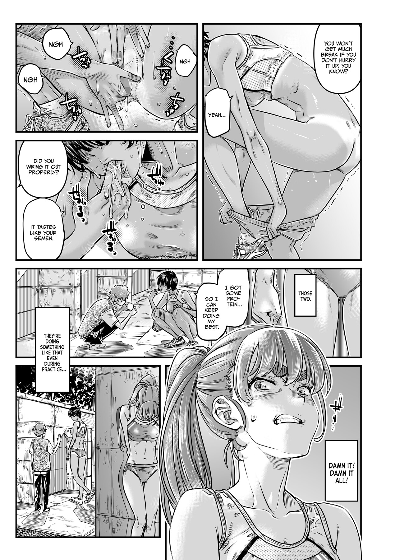 Hentai Manga Comic-The Dominant Track And Field Girl Can't Be Satisfied By A Nobody's Dick-Read-16